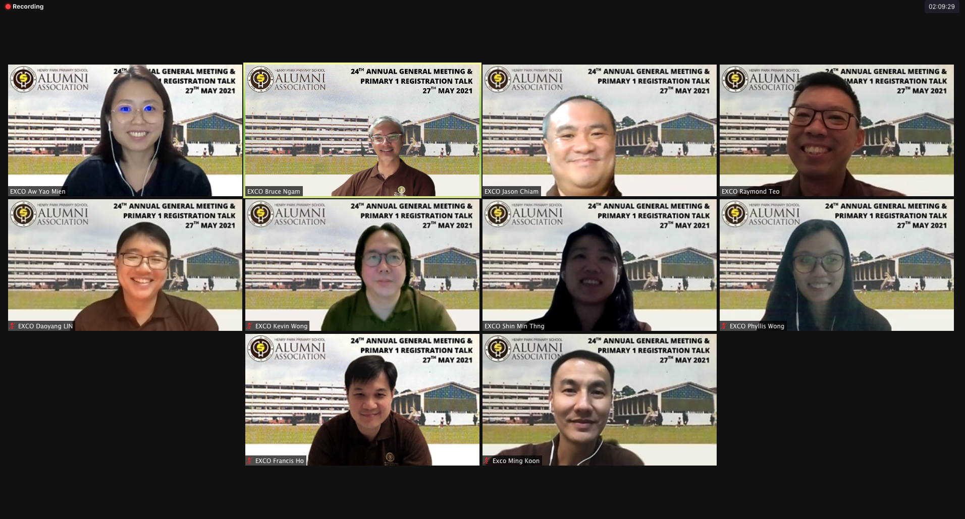 HPPS Alumni 8th Executive Committee
